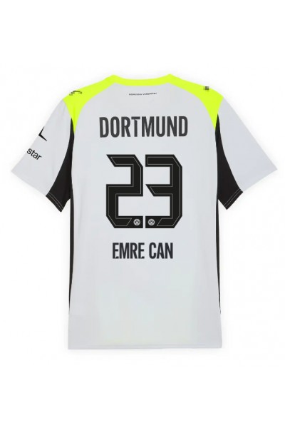 Borussia Dortmund Emre Can #23 Jalkapallovaatteet Vieraspaita 2025-26 Lyhythihainen Borussia Dortmund Emre Can #23 Jalkapallovaatteet Vieraspaita 2025-26 Lyhythihainen